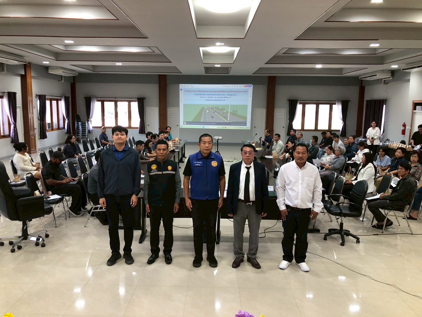 การดำเนินงานการมีส่วนร่วมของประชาชน เพื่อประชาสัมพันธ์ กิจกรรมก่อสร้างเพิ่มประสิทธิภาพทางหลวง บนทางหลวงหมายเลข 4