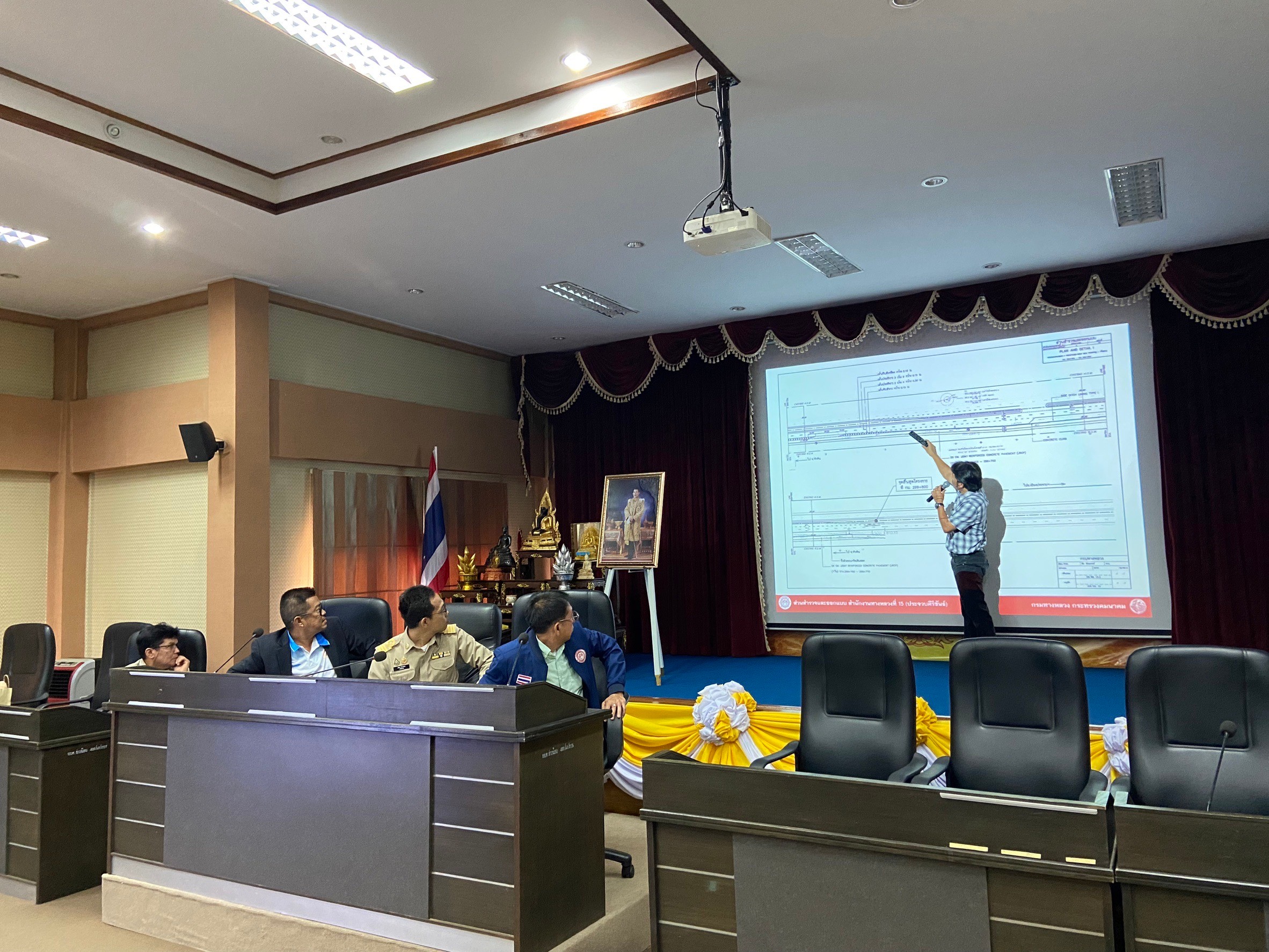 การดำเนินงานการมีส่วนร่วมของประชาชน เพื่อประชาสัมพันธ์ โครงการก่อสร้างโครงข่ายทางหลวงแผ่นดิน